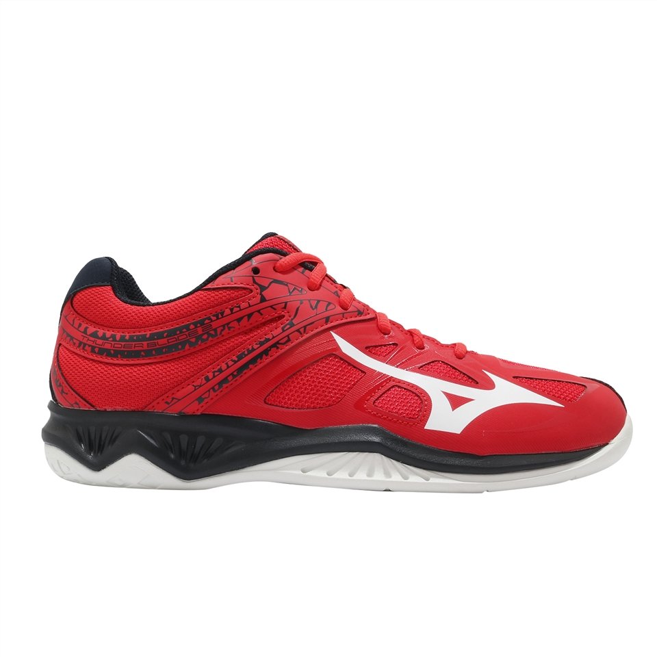 Giày cầu lông THUNDER BLADE 2 Mizuno V1GA197063 chính hãng dành cho nam, mẫu mới, đế kếp, chống lật cổ chân - Tặng tất thể thao Bendu