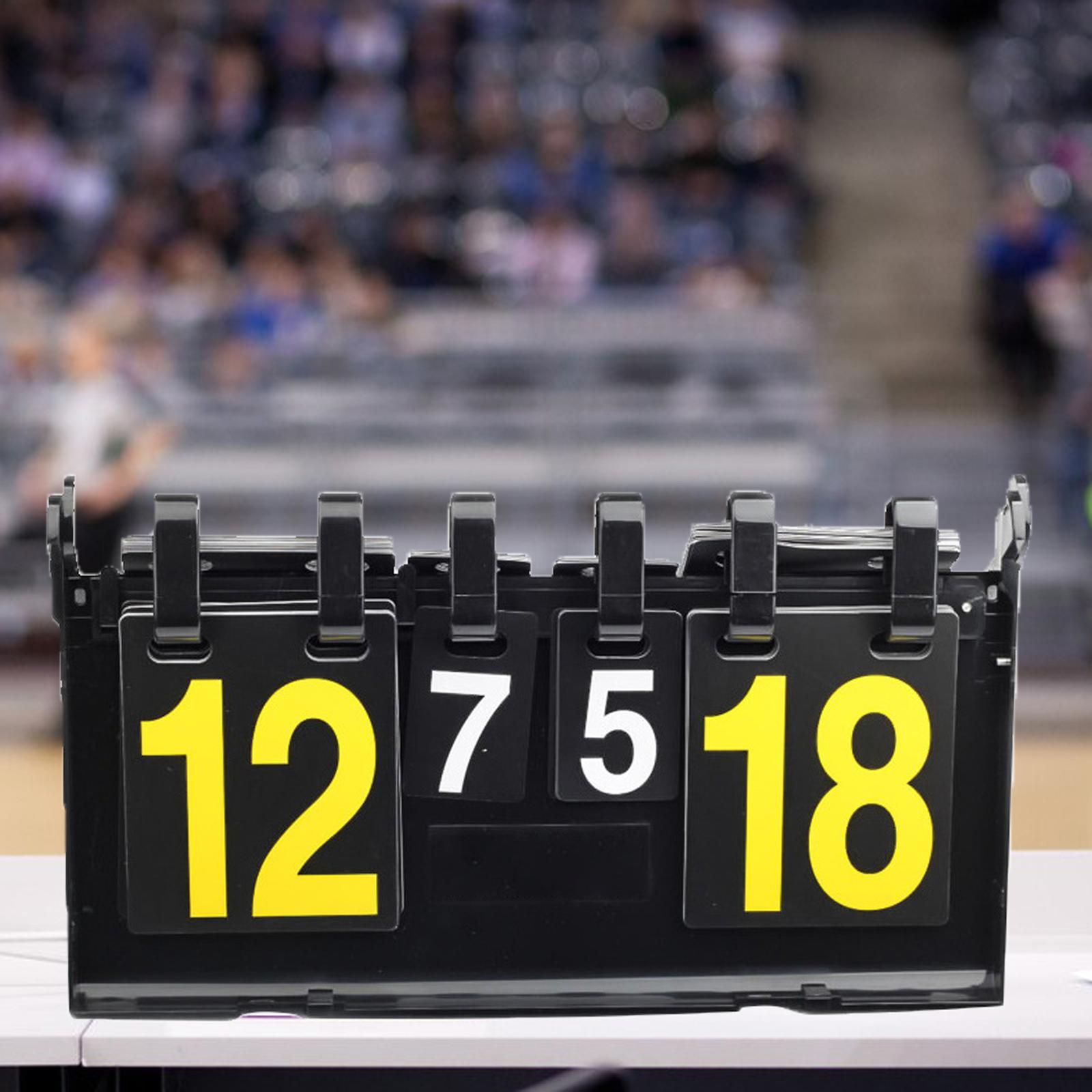 Tabletop Scoreboard   Score Keeper for Basketball Baseball Indoor Sports