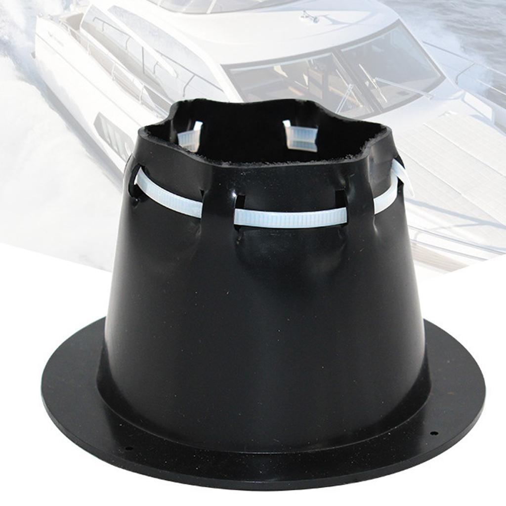 Fully Open Cable Boot 4.5" Rubber with Cable Tie Replacement