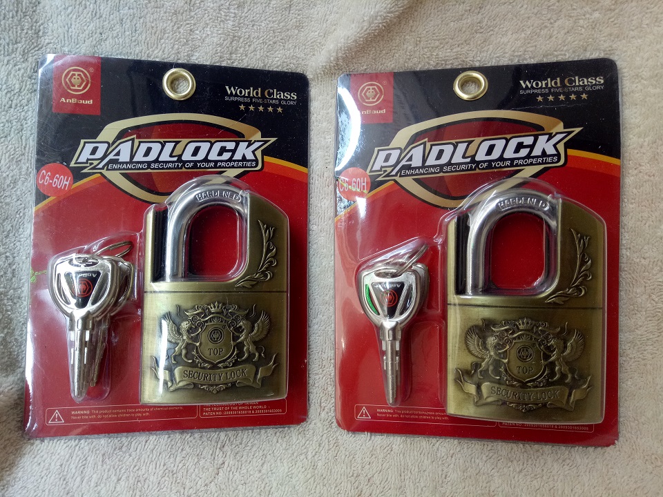 Ổ khóa nhà chống cắt Padlock C6-60H - dùng để khóa nhà cửa, nhà kho, khóa xe - Hàng chính hãng