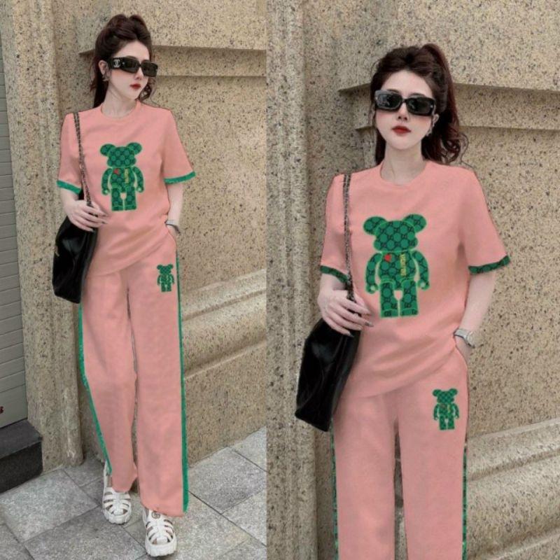 SET BỘ THỜI TRANG ỐNG SUÔNG GẤU THÊU