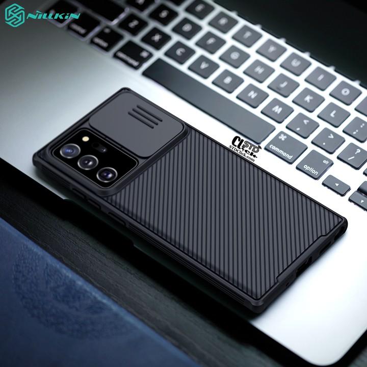 ỐP LƯNG DÀNH CHO ĐIỆN THOẠI SAMSUNG GALAXY NOTE 20 ULTRA NILLKIN CAMSHIELD PRO BẢO VỆ CAMERA