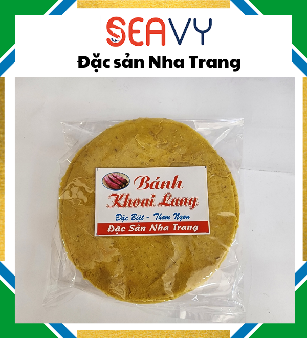 Bánh khoai lang Nha Trang, dẻo vàng thơm, gói 300g - Seavy