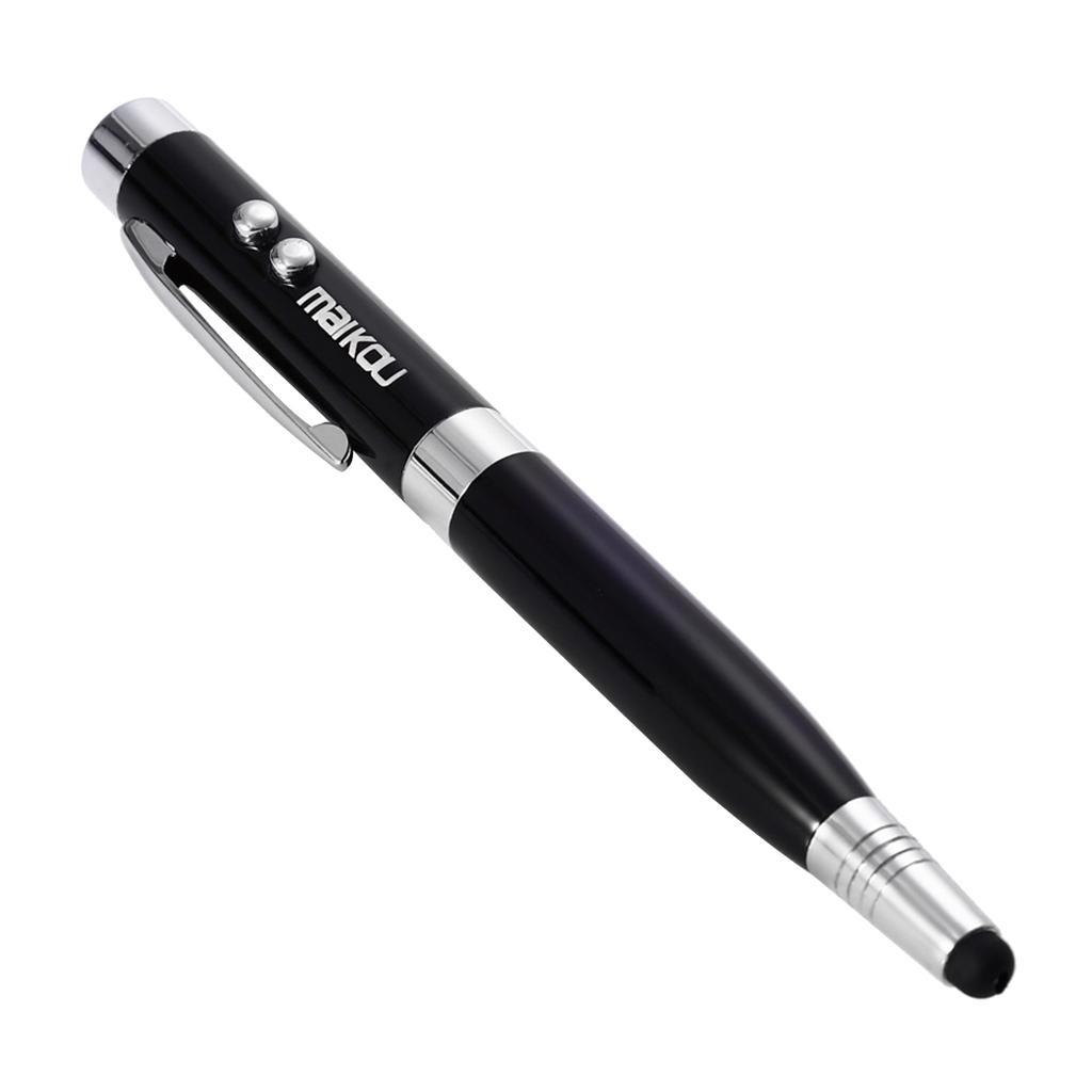 6 in 1 Capacitive Stylus Pen Touch Screen with USB Flash Drive 32GB Black