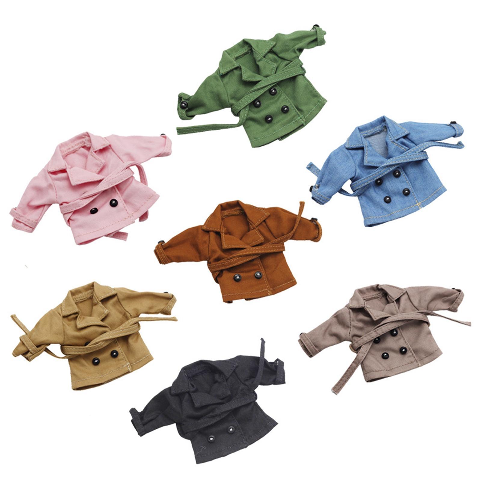 Doll Outerwear Doll Accessories Doll Jacket Bodysuit for 1:12 BJD Doll