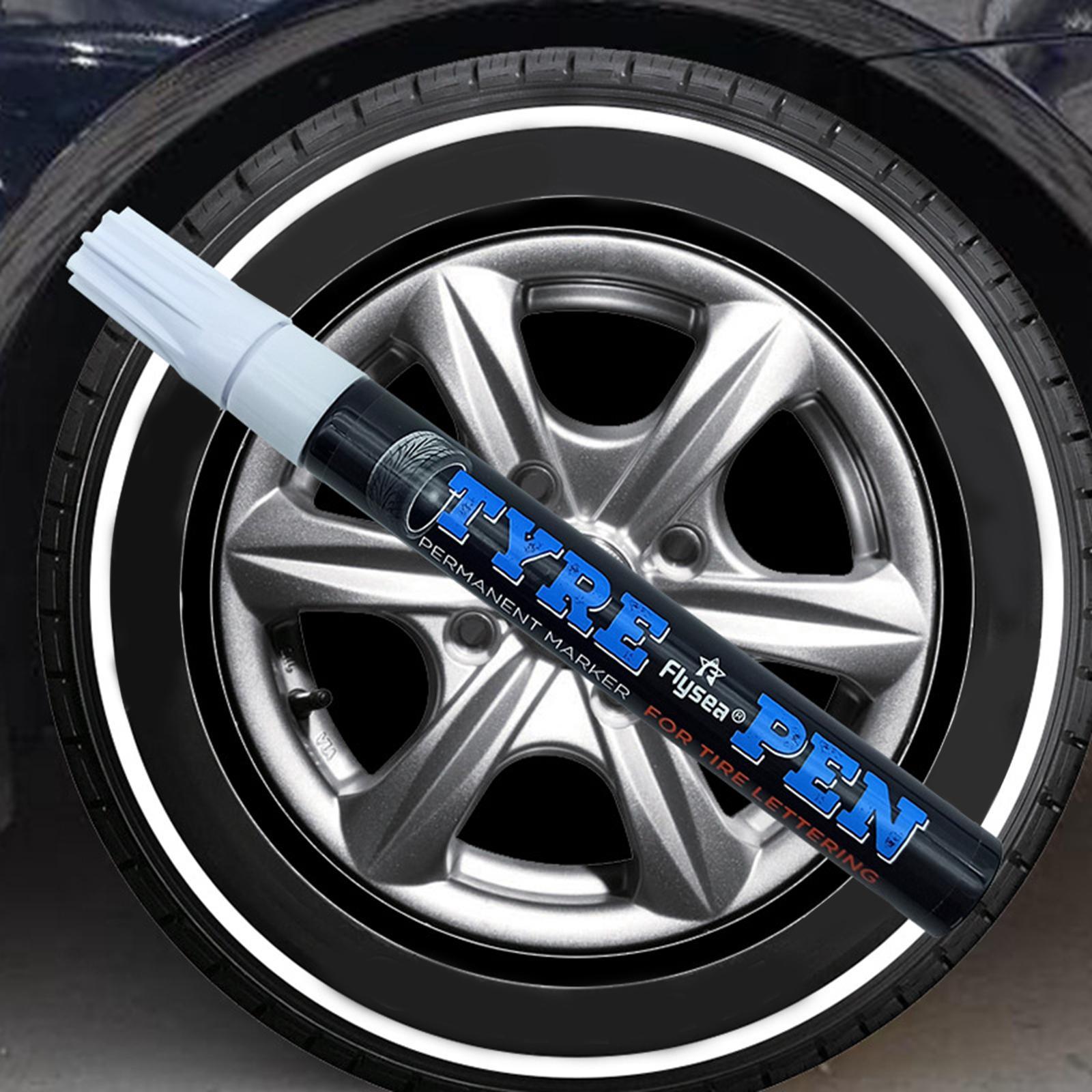 Set of 12 12 Color Waterproof Car Tyre Tire Paint Pen Quick