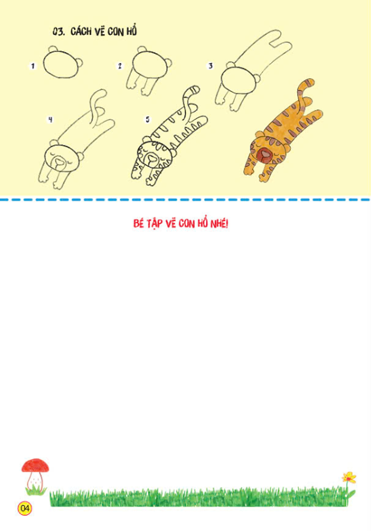 Sách Tô Màu - Bé Tập Làm Họa Sĩ - Bé Tập Vẽ Các Con Vật