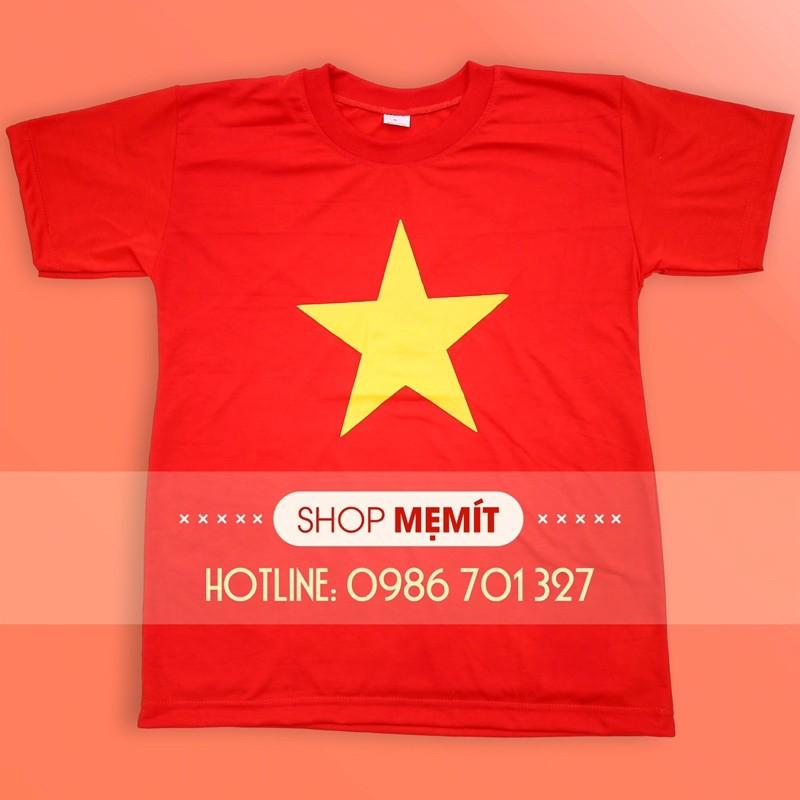 ÁO CỜ ĐỎ SAO VÀNG NGƯỜI LỚN, TRẺ EM