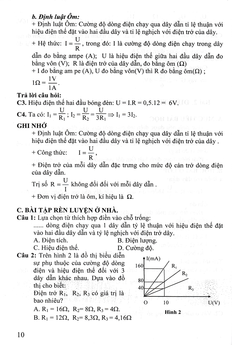 Sách tham khảo- Bài Giảng Và Lời Giải Chi Tiết Vật Lí 9_HA