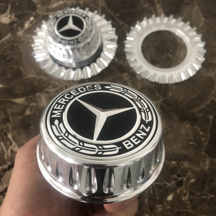 01 chiếc Logo chụp mâm, ốp lazang bánh xe ô tô Maybach BC-011