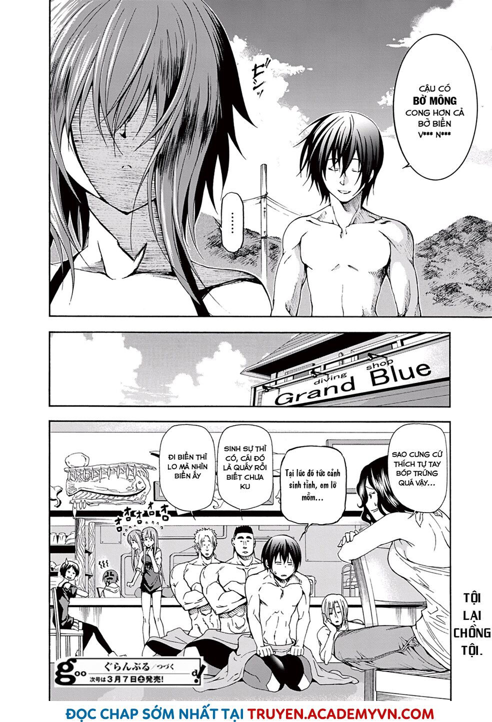 cô gái thích lặn - grand blue chapter 11 39