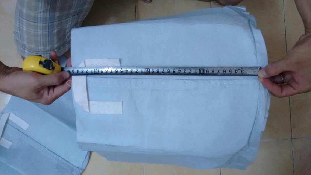 50 TÚI VẢI TRỒNG CÂY 40x35 CM, kích thước thực lớn hơn 40x35cm