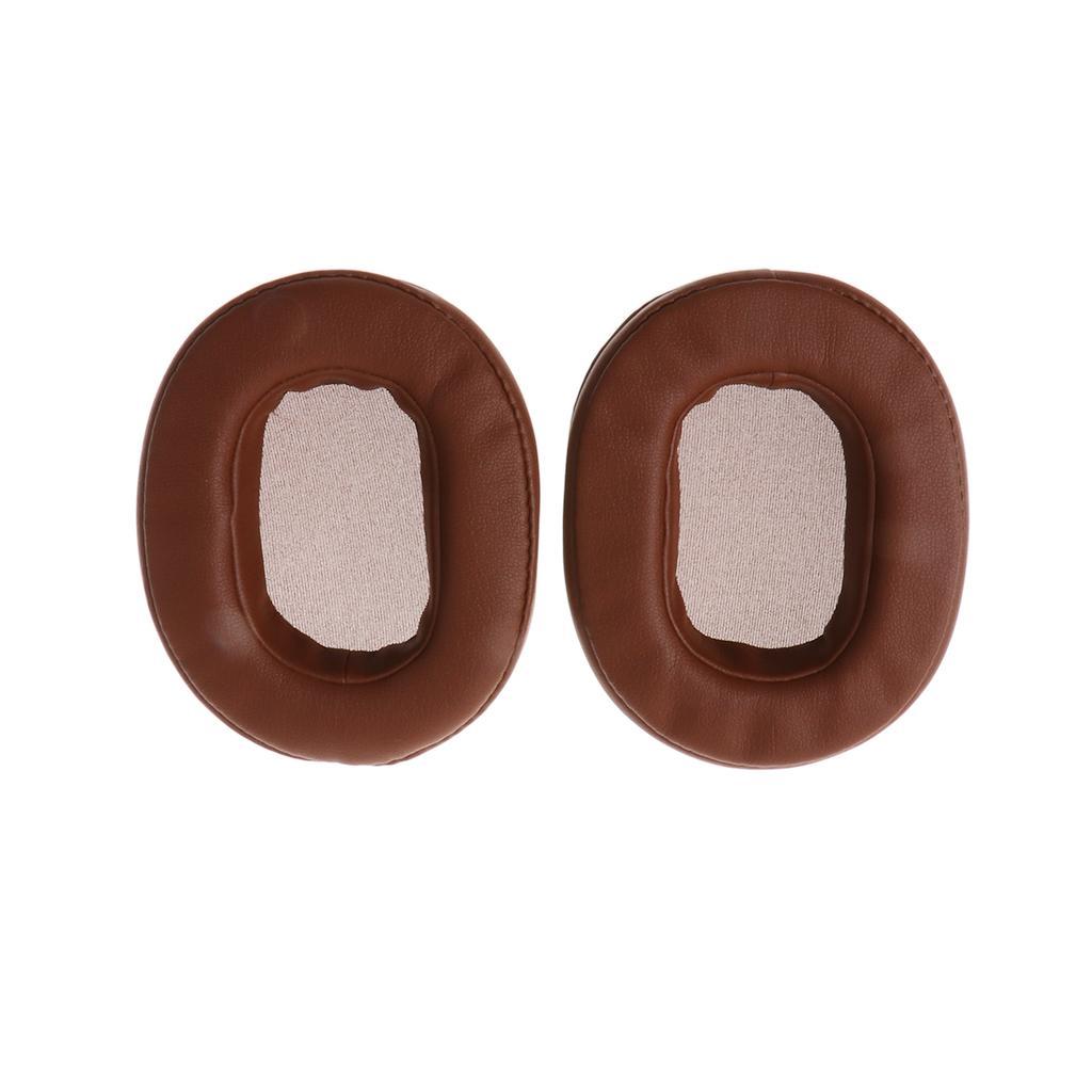 Leather Earpad Foam Sponge Cushion Headphone Cover For  Black