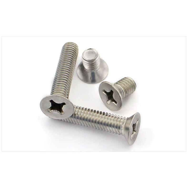 Combo 10 con Vít pake đầu bằng, 4 cạnh M10 M12 Inox bu lông