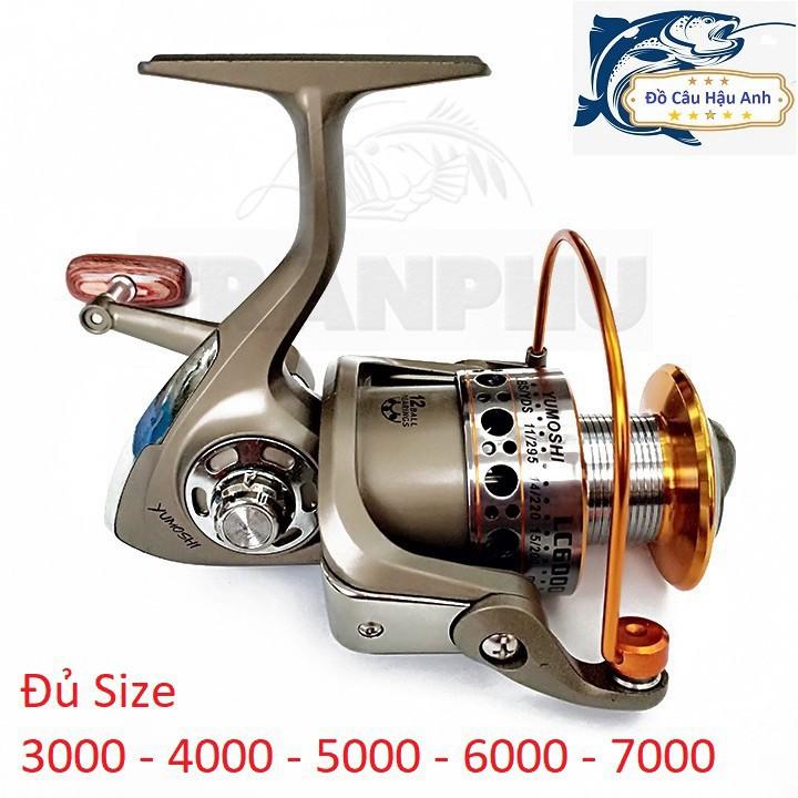 Bộ cần câu máy SHIMANO NEXUS vàng, máy LC7000 Tặng Kèm Phụ Kiện ( giá siêu khuyến mại )