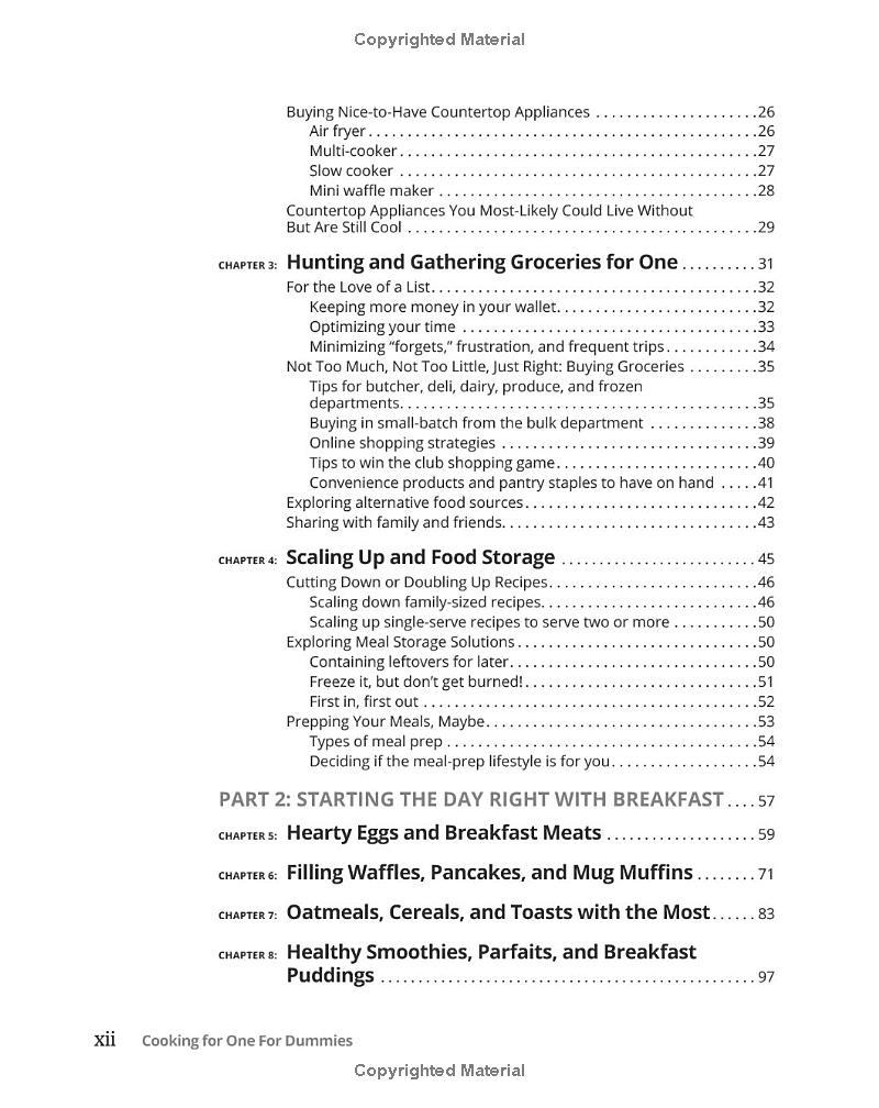 Sách ngoại văn: Cooking For One For Dummies