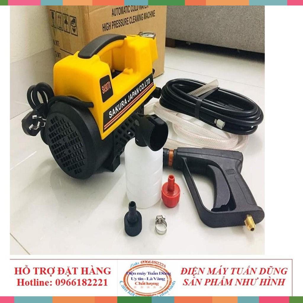 Máy rửa xe mini - Sakura 2500W - Tặng bình bọt