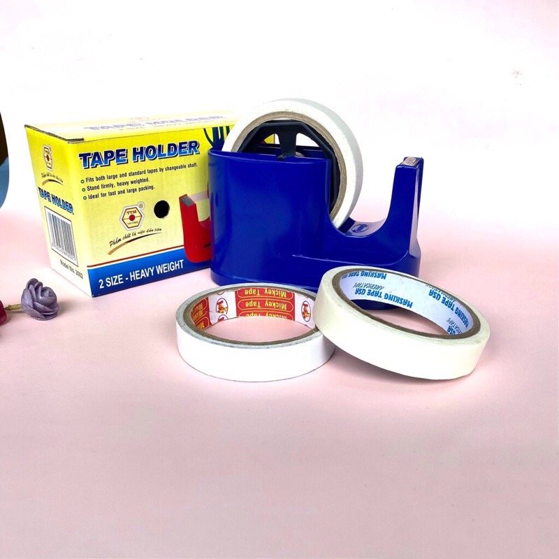 Dụng Cụ Cắt Băng Keo Để Bàn Nhựa Cứng Tape Holder Tiện Dụng