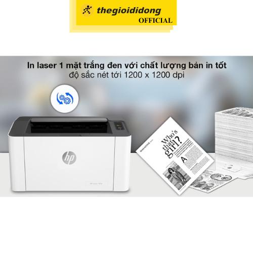 Máy in laser trắng đen đơn năng HP 107a (4ZB77A) - Hàng Chính Hãng