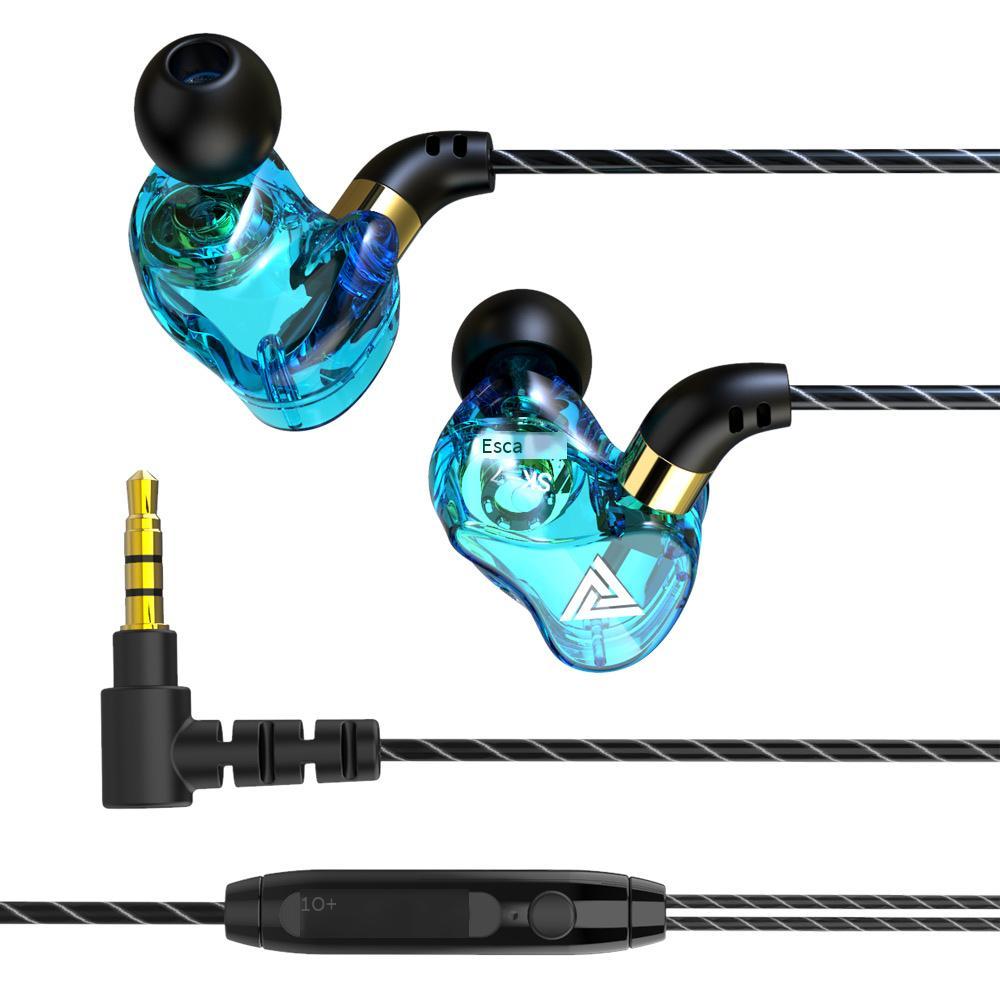 Khuyến mại QKZ SK7 In-Ear Tai nghe Dynamic Tai nghe Nút tai có dây HIFI Nghe Tai nghe Chơi game DIY Tai nghe trò chơi