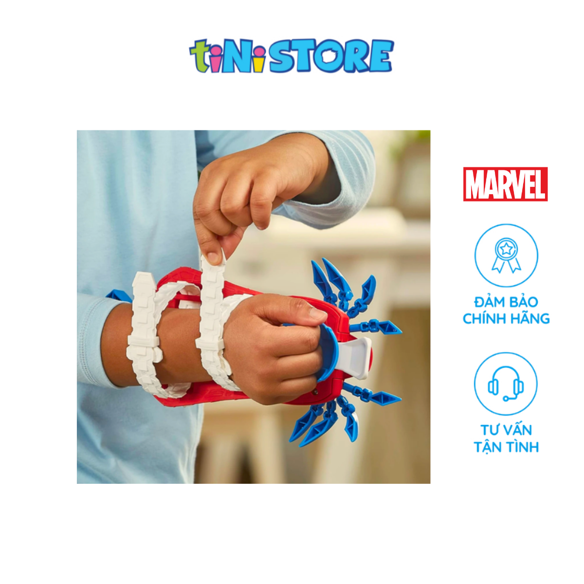 Bộ Đồ Chơi Mô Hình Găng Tay Mech Strike Spider-Man Marvel F6677