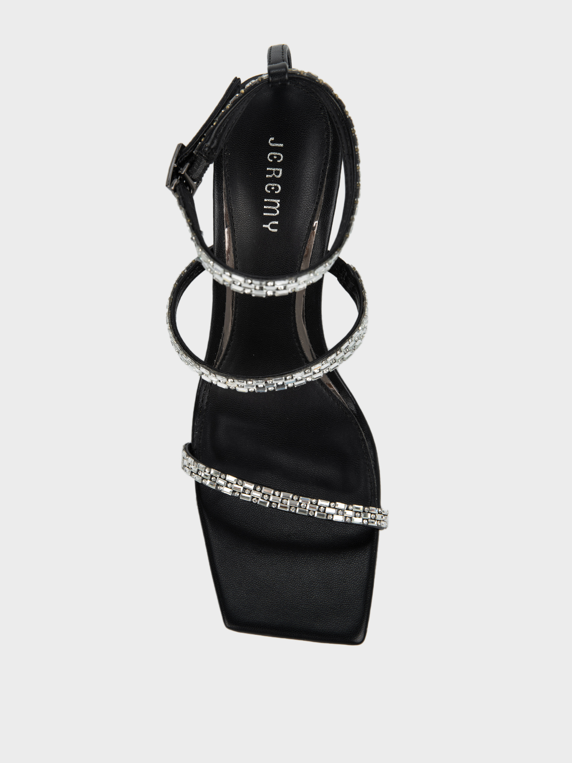Giày sandal nữ nhọn quai mảnh đính đá JEREMY SN0003