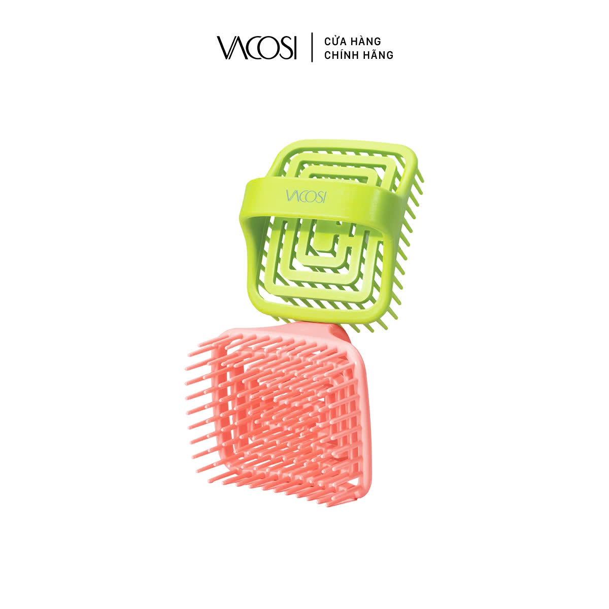 Lược gội &amp; massage da đầu đần hồi VACOSI DETANGLING SHAMPOO BRUSH - C22
