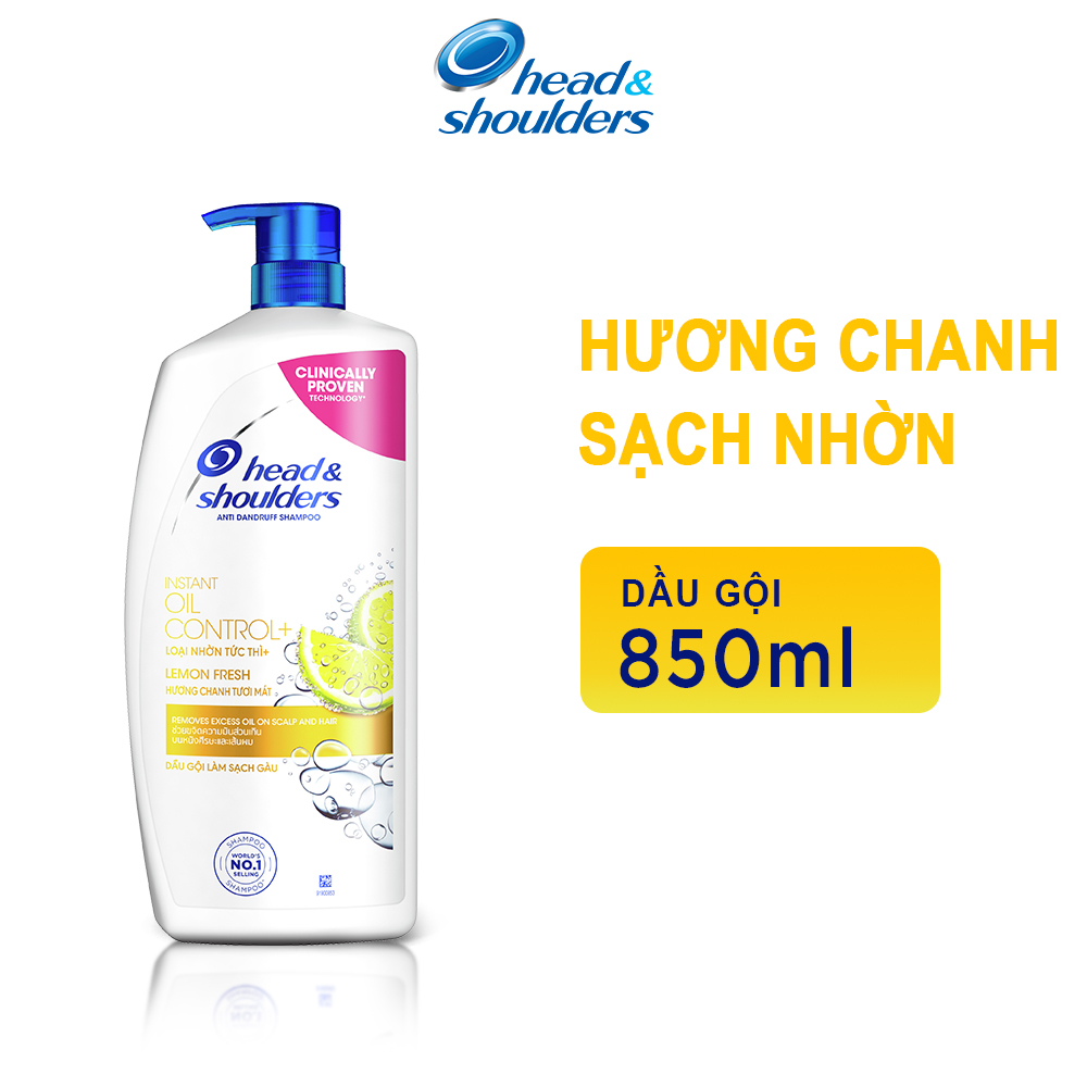 Dầu Gội HEAD&amp;SHOULDERS Hương Chanh 850ml