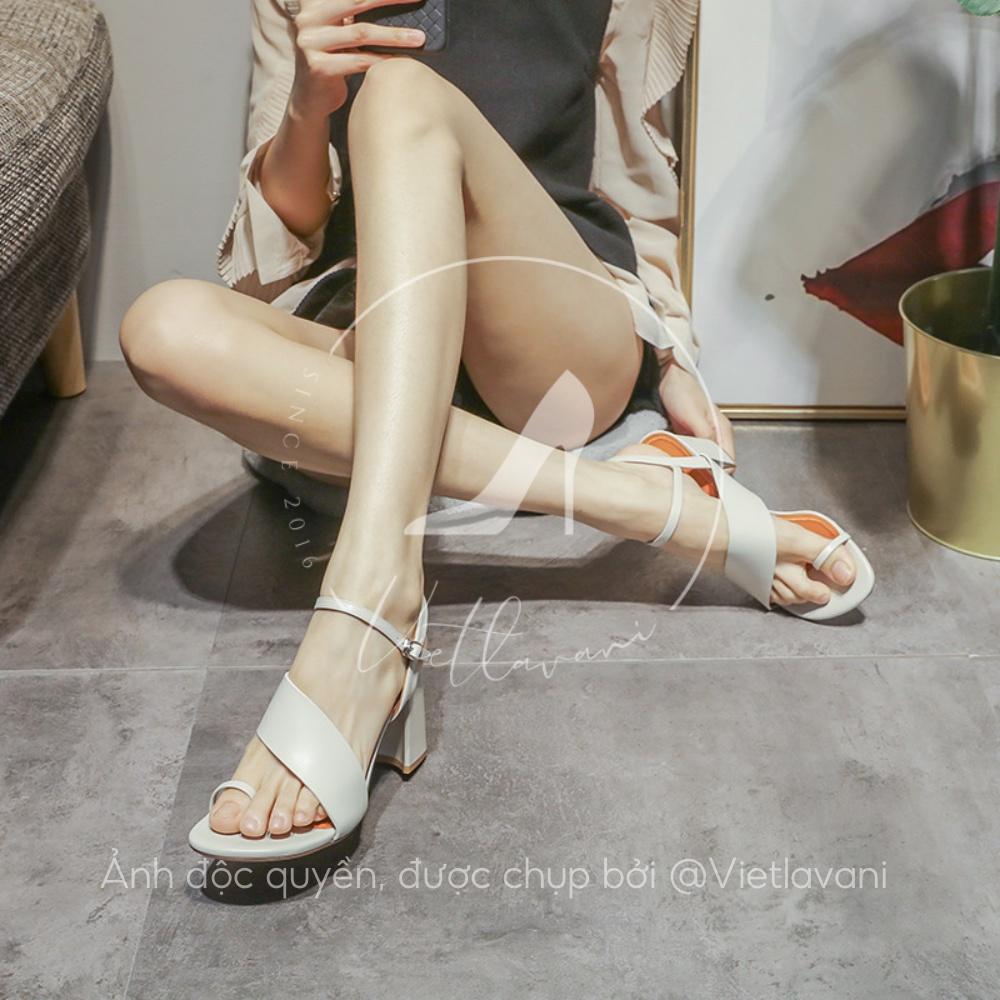 Giày sandal mã LCS44 quai chéo xỏ ngón cao 7P hàng hot 2021 siêu phẩm