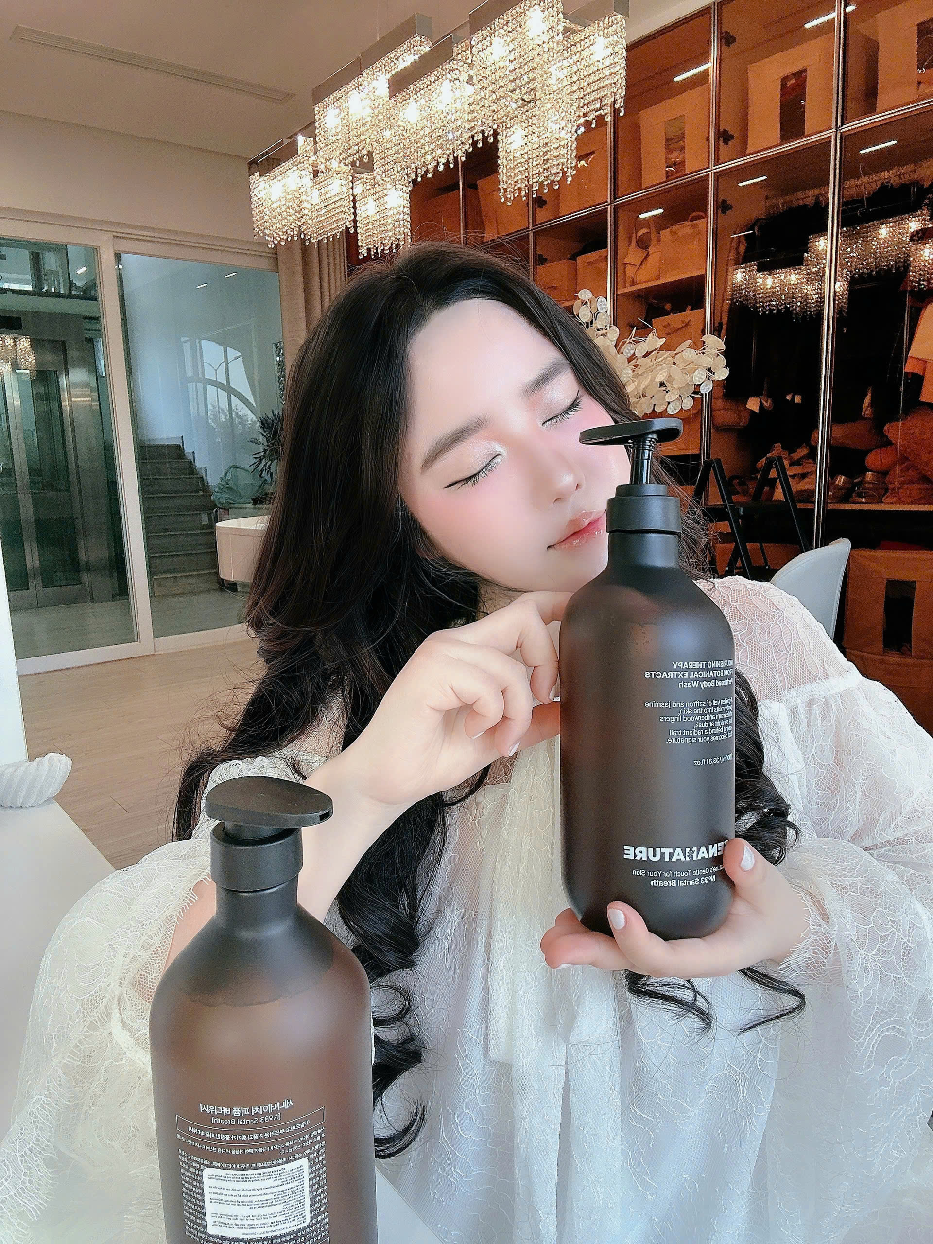(Tặng 3 nạ) Sữa tắm nước hoa SENANATURE NOURISHING THERAPY FROM BOTANICAL EXTRACTS Perfumed Body Wash 1000ml