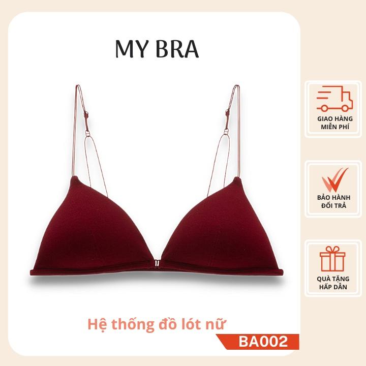 Áo Ngực Bra Không Gọng MYBRA - Nâng Ngực Cài Trước BA002