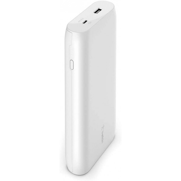 Pin sạc dự phòng Polyme Pocket Power Belkin 20.000 mAh, sạc nhanh USB-C PD 30W - Hàng chính hãng - Bảo hành 2 năm