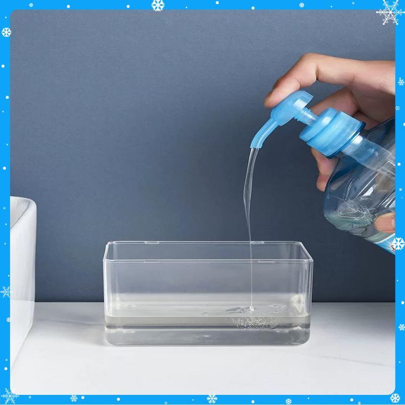 Dụng Cụ Đựng Nước Rửa Chén Và Miếng Bọt Biển Dạng Bơm, Xịt Đa Năng 2in1 - Hàng Chất Lượng