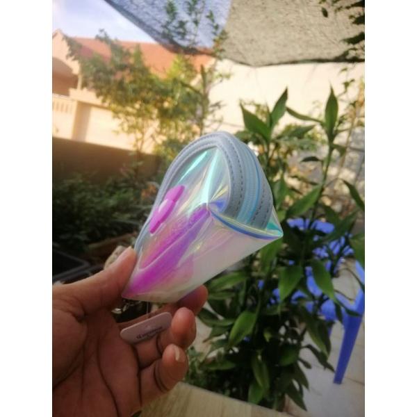 MÓC KHÓA BÓP. MÓC KHÓA VÍ HOLOGRAM DÁNG BẦU GẮN STICKER