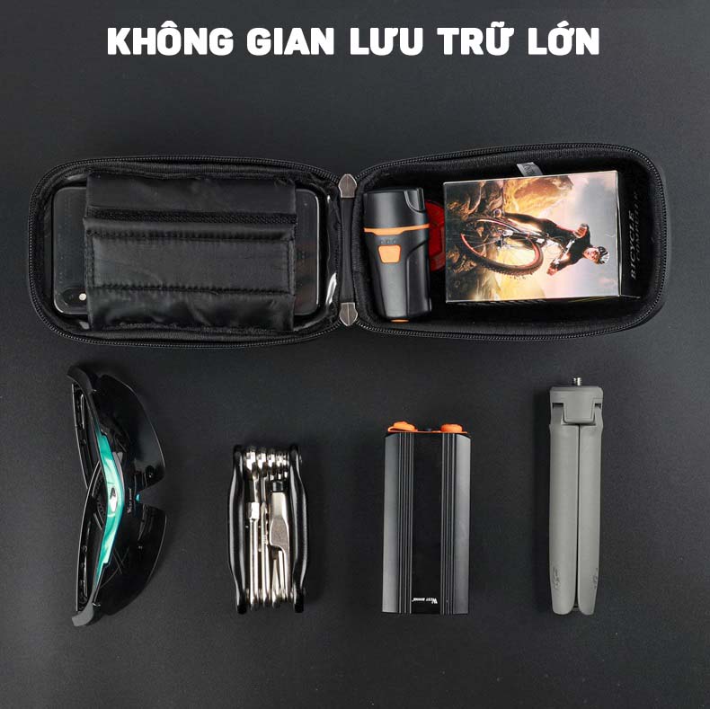Túi Đựng Điện Thoại 6.5 inch Chống Thấm Nước Gắn Khung Trước Xe Đạp