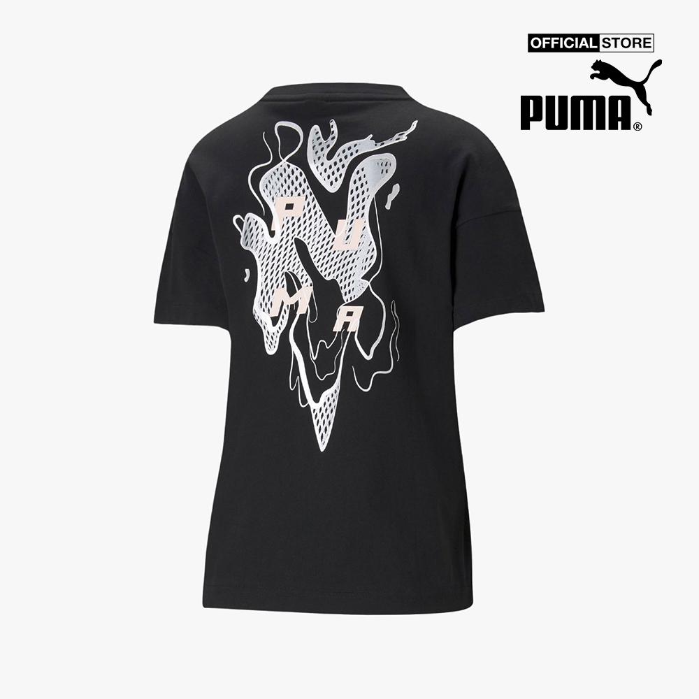 PUMA - Áo thun thể thao nữ ngắn tay Evide Graphic 599747-51