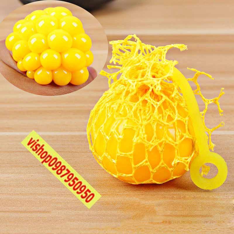 Trứng Lưới Slime Nho Trút Giận, Quả Bóng Lưới Slime Gudetama Squishy Mochi