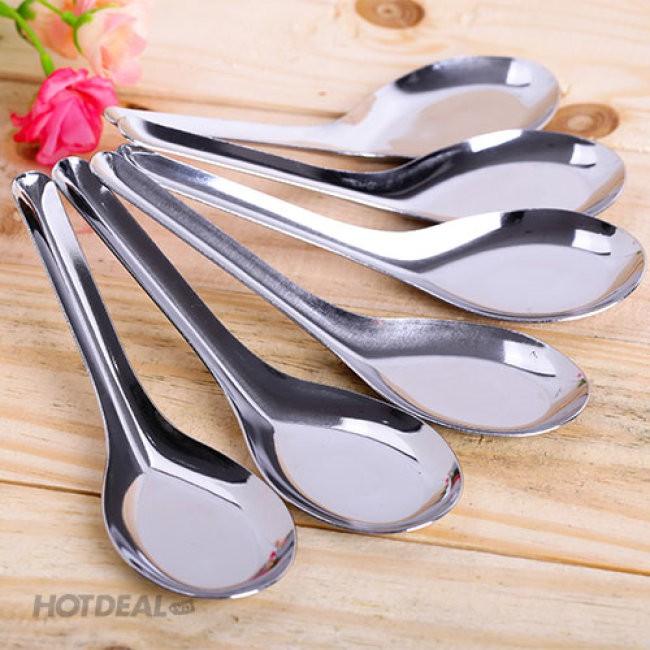 Combo 10 Muỗng Canh Inox Cao Cấp Loại Dày