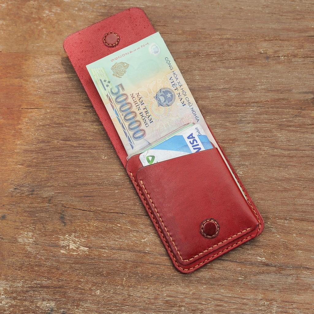 VÍ DA CAO CẤP UNISEX, 100% XUẤT XỨ TỪ DA NHẬP KHẨU, ĐỒ DA THỦ CÔNG NHẬN DẶT LÀM THEO YÊU CẦU