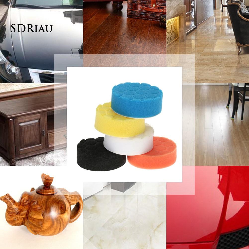 5 Miếng xốp tạo bọt đánh bóng xe hơi nhiều màu kích thước 3 inch