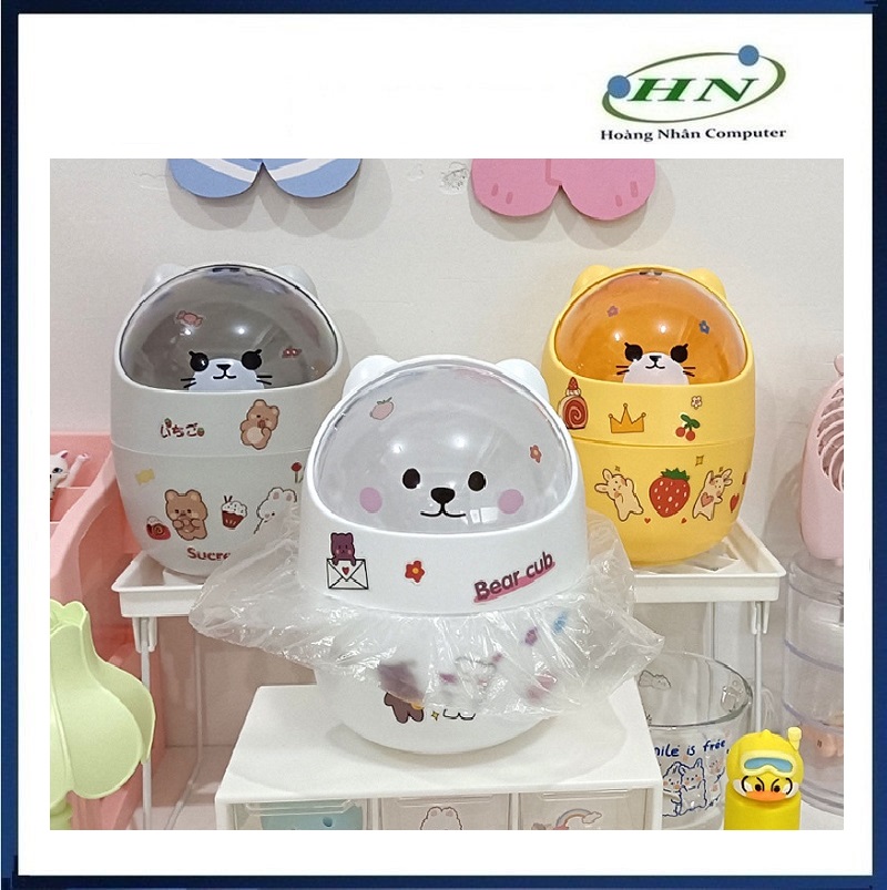 THÙNG RÁC ĐỂ BÀN MINI HÌNH THÚ - HN