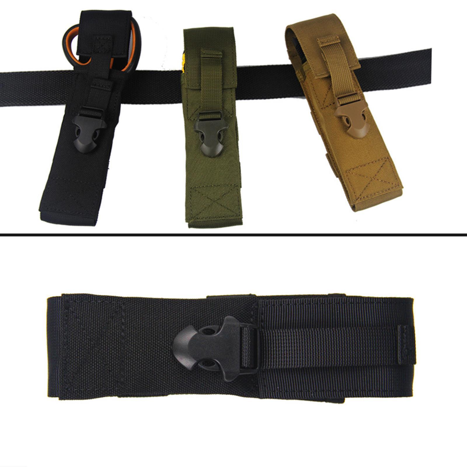 2-3pack Flashlight Pouch Carry Case Holder LED Torch Utility Pouch for Hiking