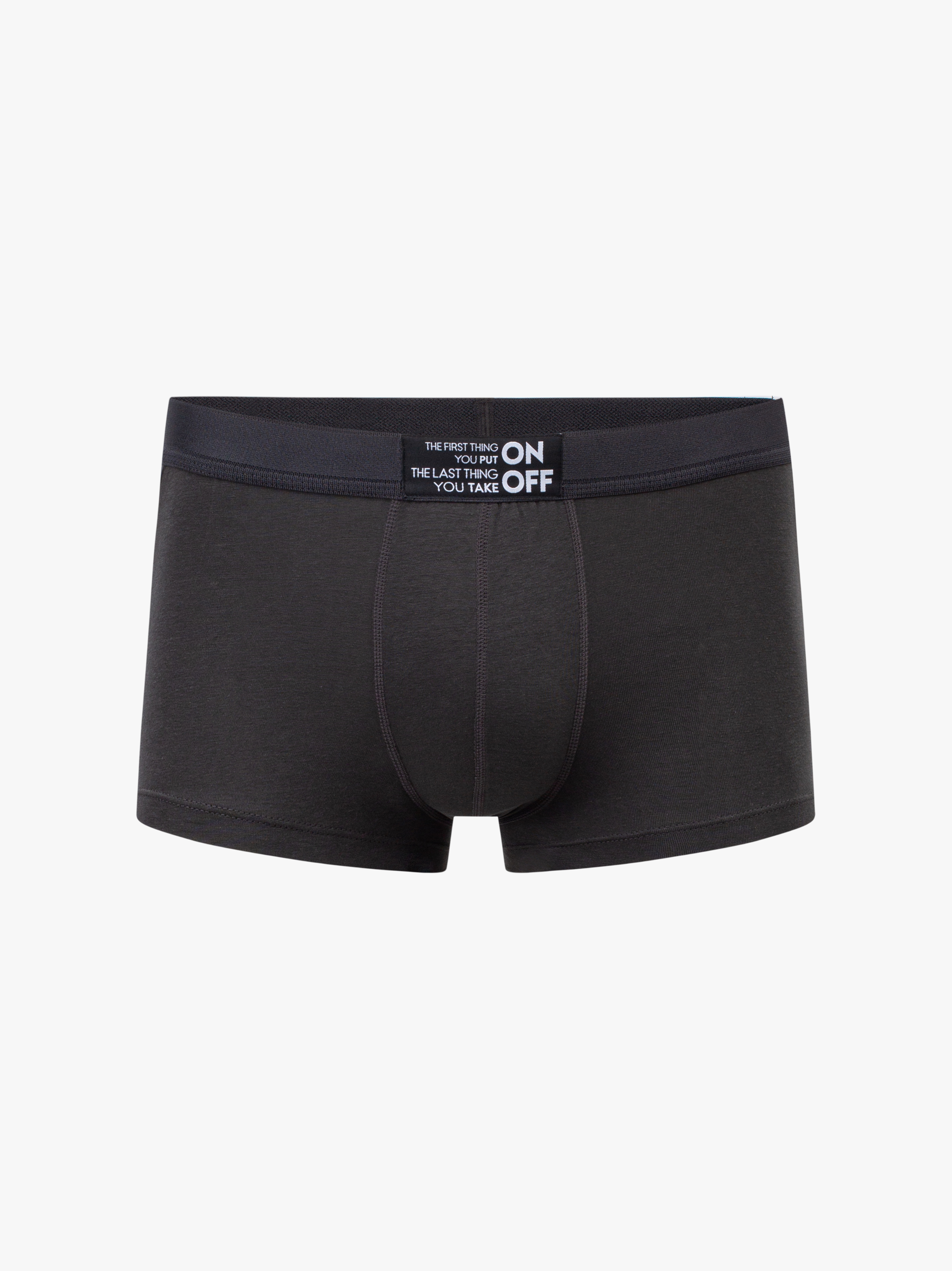 Combo 3 quần lót nam cotton lành tính dáng trunk thoáng mát thấm hút mồ hôi ONOFF màu ngẫu nhiên- 18UQ24A035-55
