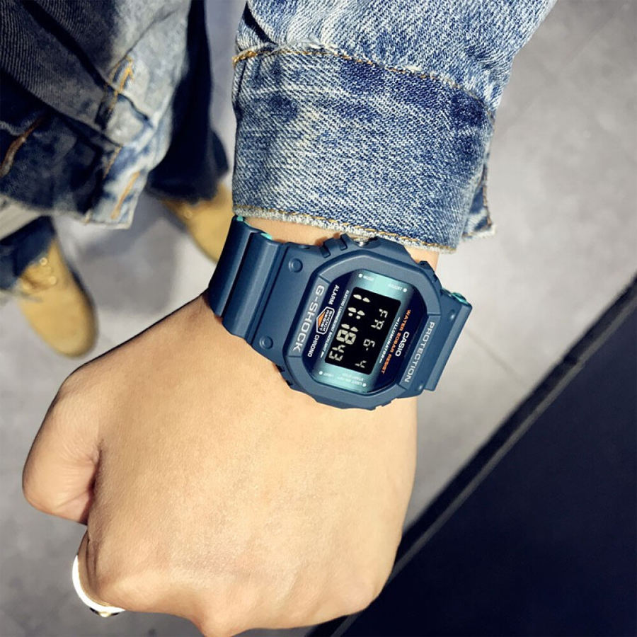 Đồng hồ nam dây nhựa Casio G-Shock chính hãng DW-5600CC-2DR