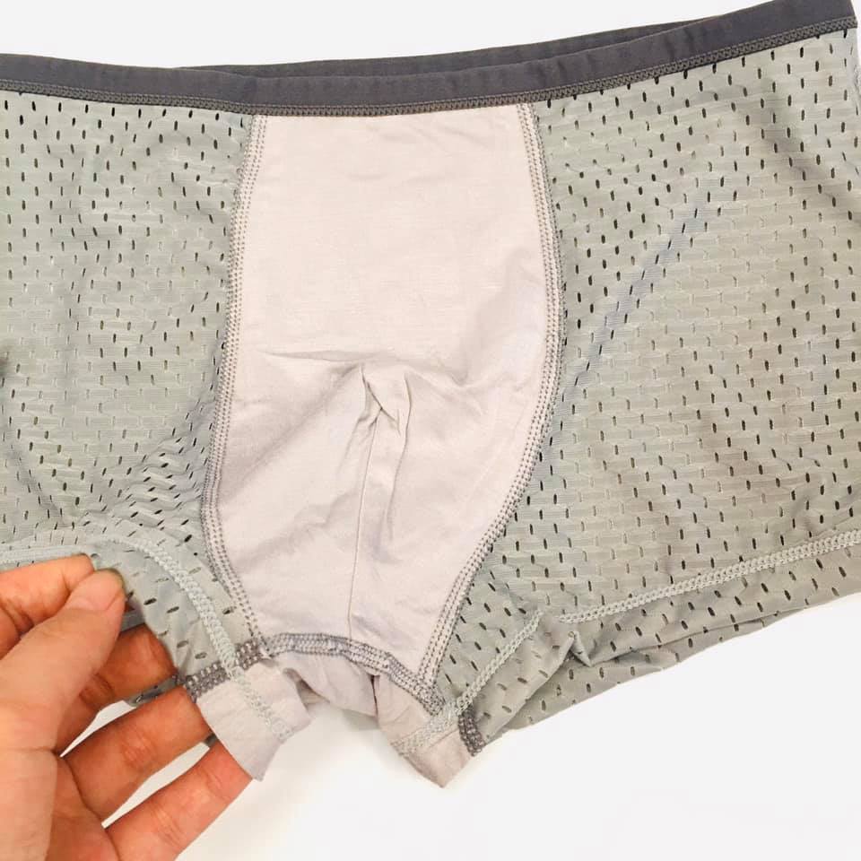Combo 4 chiếc quần sịp đùi nam cạp nhỏ thông hơi thoáng mát nam tính, sang trọng SEM-08 hộp 4 chiếc 4 màu làm quà tặng sang chảnh