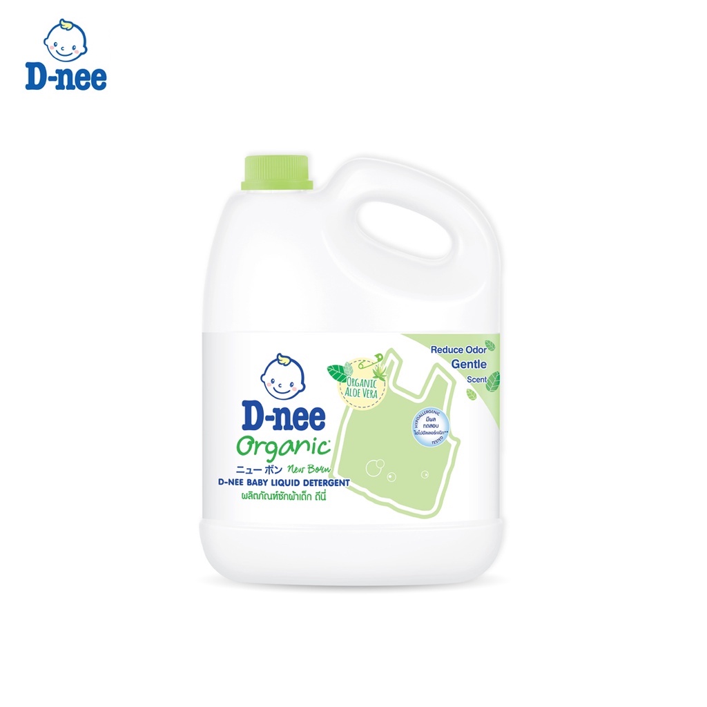 Nước giặt quần áo cho bé D-nee chai 3000ml – Hàng hính hãng có hoá đơn – Xanh lá