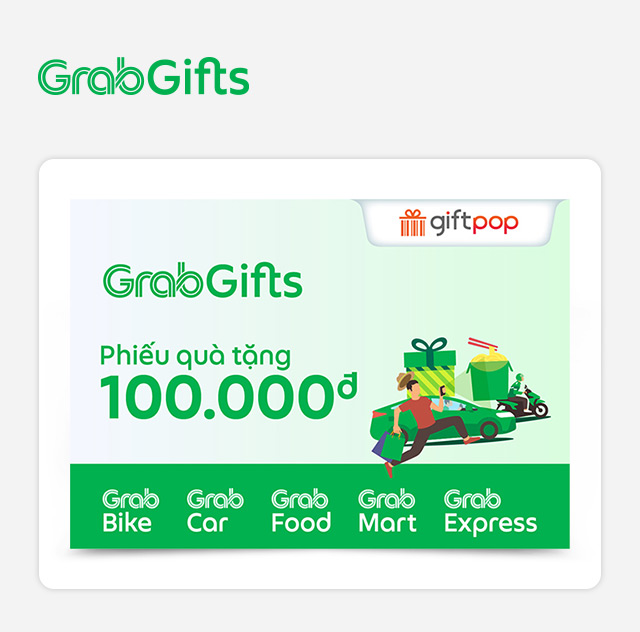 Hình ảnh Phiếu Quà Tặng GrabGifts 100K