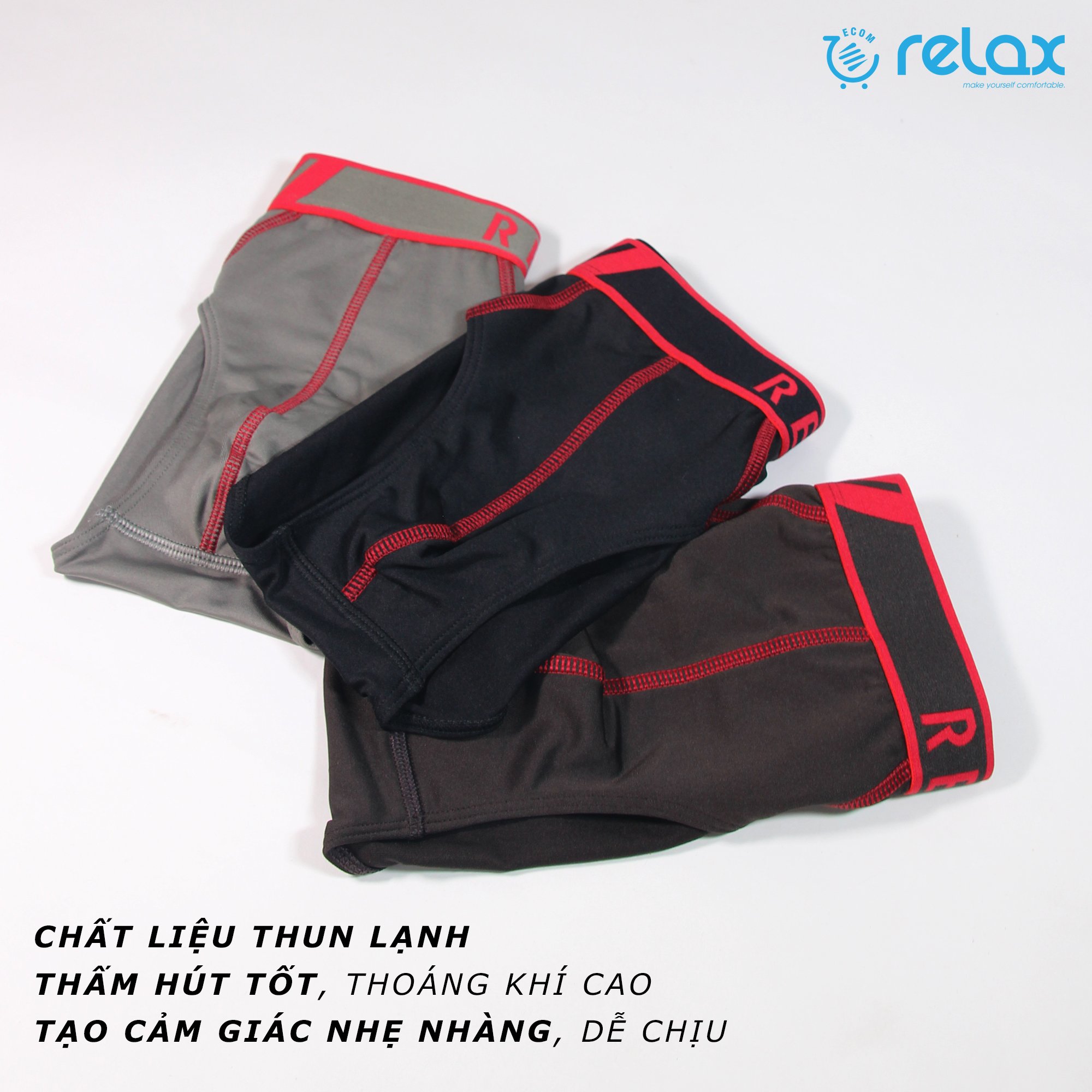 quần lót nam relax underwear thun lạnh cao cấp chính hãng, quần sip nam rltk16