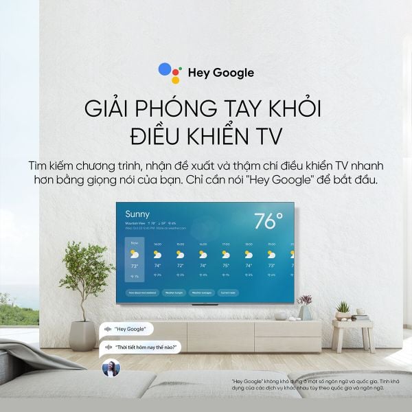 Cuộc sống trở nên thông minh hơn với Coocaa 65Y72 Pro