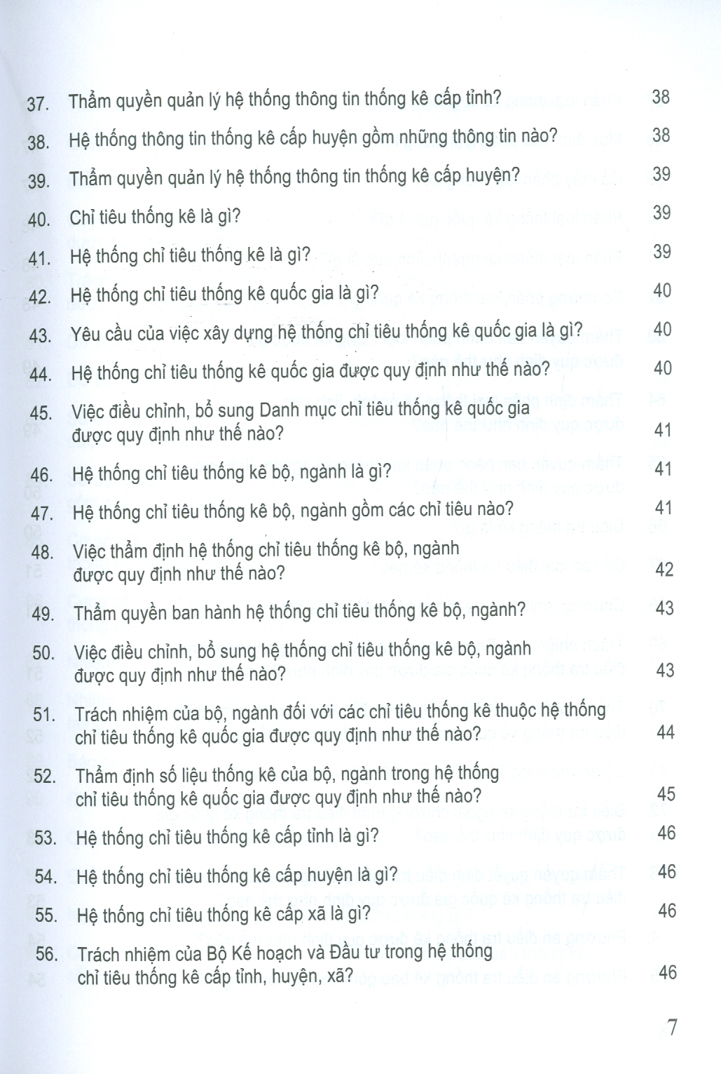 Hỏi - Đáp Luật Thống Kê Và Các Văn Bản Hướng Dẫn Thi Hành